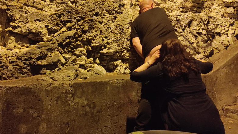 Toilet Mommy: The Hot Girl Tastes the Guy's Ass