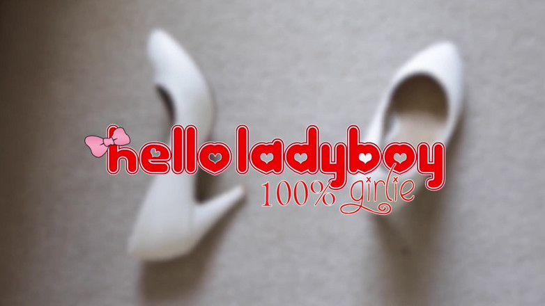 Hello Lady Boy: Cum fountain dropped on pig tailed beauty