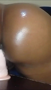 Close up Riding and Twerking on My Dildo
