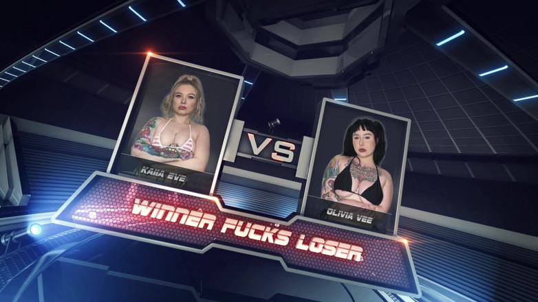 Evolved Fights Lez: Kaiia Eve Gegen Olivia Vee Weibliches Wrestling