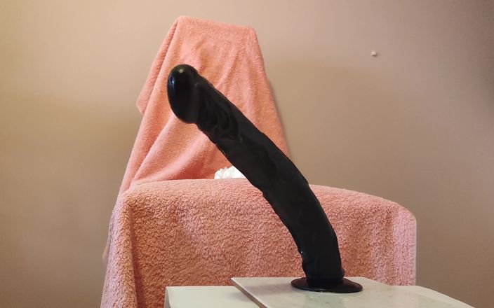 Dildo house: Gaping My Big Ass with Two Huge Dildos
