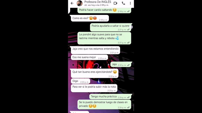 Natasha Caseros: 그녀의 코스를 통과하는 선생님과 핫한 채팅 - Nati Sweet - Natasha Caseros