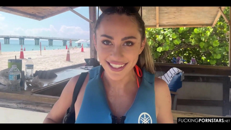 Maximo Garcia: Jetski POV Fuck with Wild Mackenzie Mace and Aquatic Watchers....