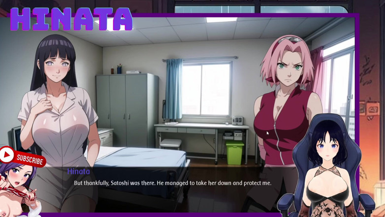 Hinata Queen: Hinata och Sakura, chattar tyst, Shinobi Secrets Ep 11