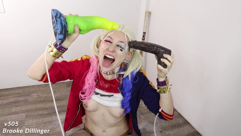 Brooke Dillinger: Gangbang bukkake Harley Quinn