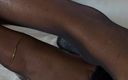 Coryna nylon: Hold up black and heels
