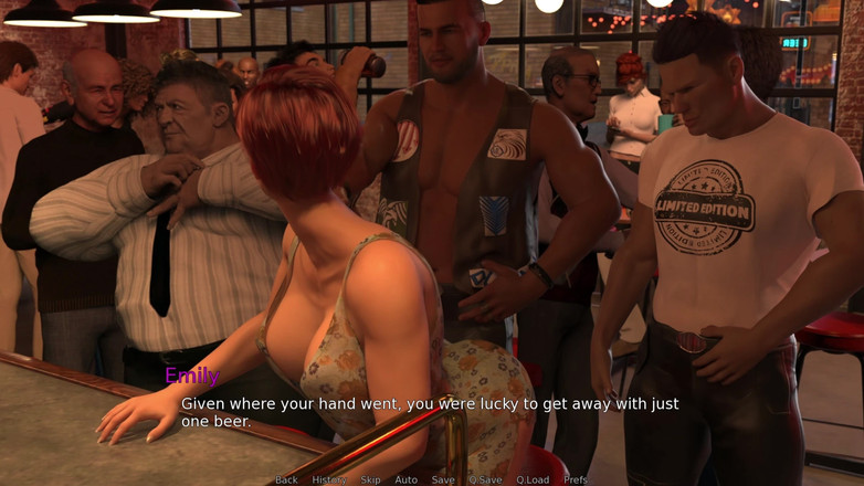 Porny Games: Just maried - sesso in spiaggia 5