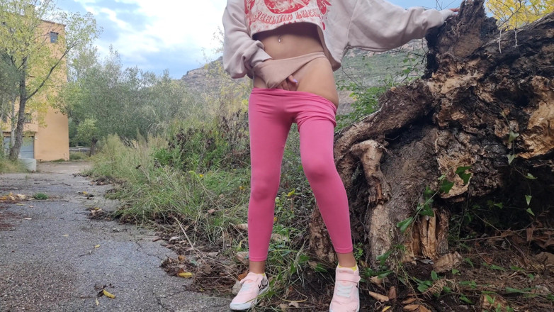 TheloveStory: Fantasy masturbation in the mountain outdoors sexy ass