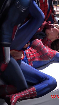 Spider Girl Banged by Superheroes. Lula