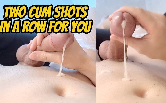 Horny Johny: Femboy se corrió para ti dos veces seguidas