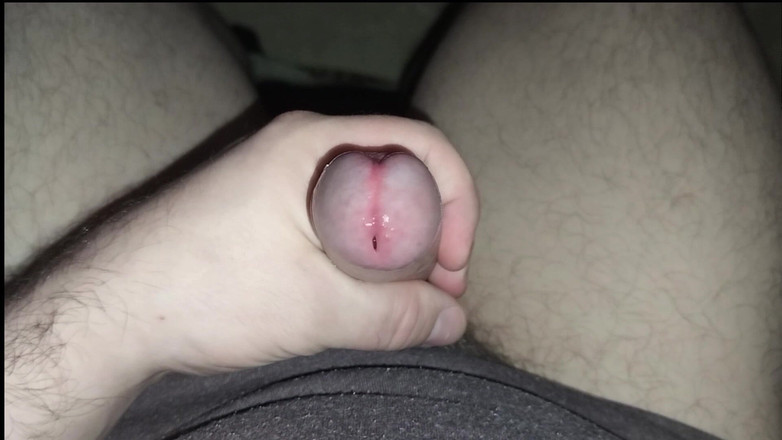 Uhri: Sudut pandangan dekat melancap dan pancutan mani