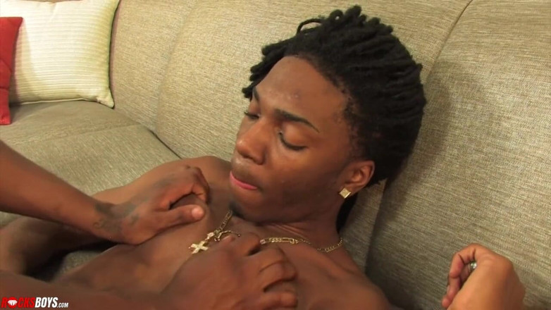 RocksBoys: Antonio Rashad a Micah Morgan v gay akci bez sedla