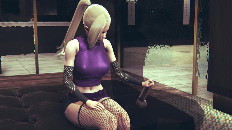 Waifu club 3D: Ino Yamanaka подрочит твой хуй, если ты спросишь