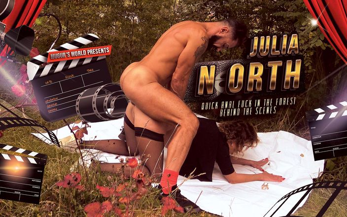 Mugur's World: Bastidores da esposa ninfomaníaca Julia North em rápida foda anal...