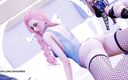 3D-Hentai Games: Stellar - Vibrato Ahri Seraphine Kaisa striptease kda legends het kpop...