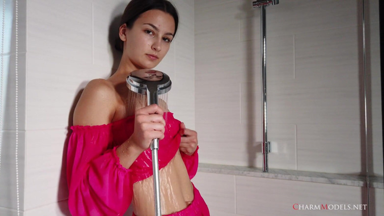 CharmModels: Anna`s Shower Dreams with a Transparent Dress