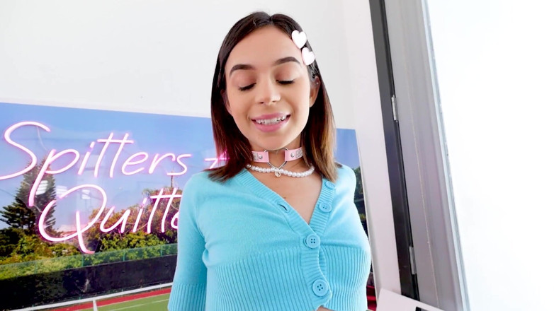 Top Web Models: Aria Valencia Amazing Brunette Teen Huge Cock POV Blowjob and...