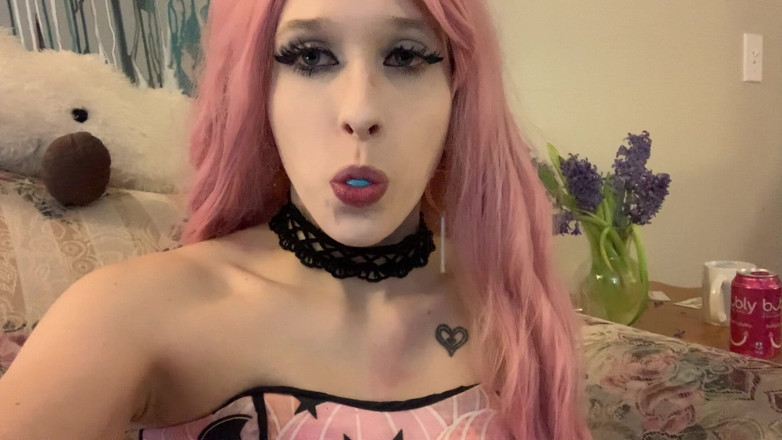 EmoDream1998: Cute Teen Blows Bubbles