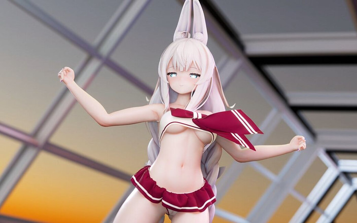 MikuMotion: [MMD] Dziki-Migający Młoda Dziewczyna Króliczka Studentka Minispódniczka