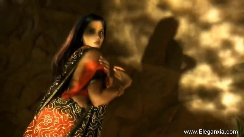 Eleganxia: Sexy Indian babe dancing and showing her perfect body