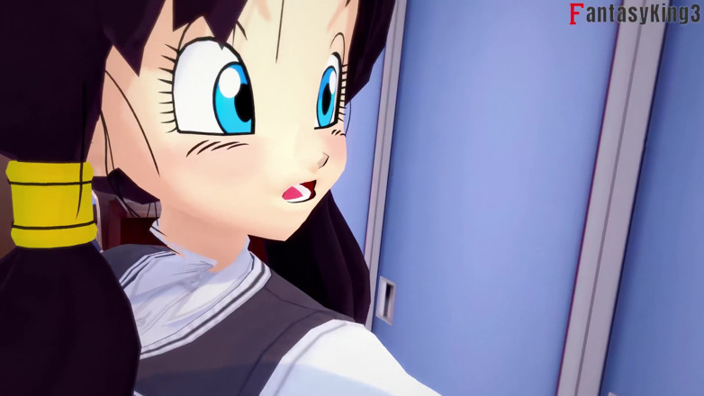 Fantasy king: Videl trouve presque Gohan en train de baiser avec Android 21 -...