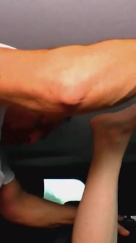 Tattooed Milf blows huge cock in the car and rides it on