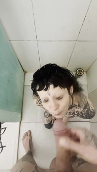Tattooed Slut Never Stops Halfway Every Drop, Every Time, All the Piss