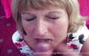 The British Short Skirt Panty Pervert: Rosemary takes a facial and swallows