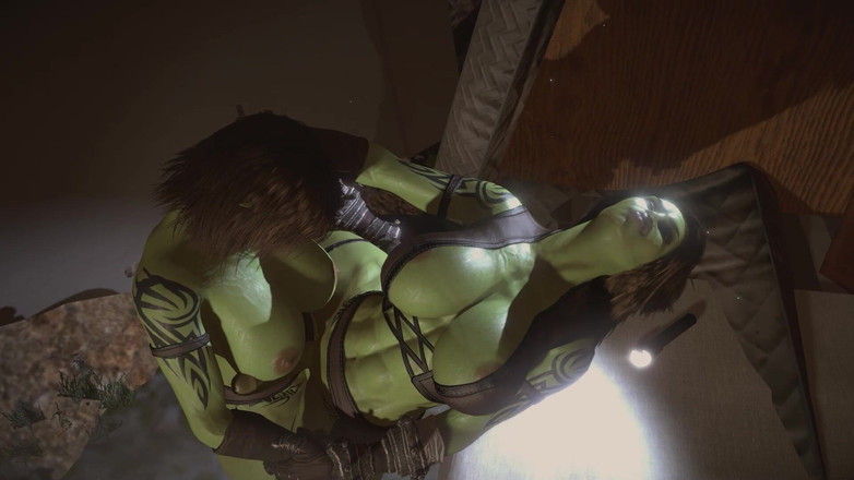 Wraith Futa: Tres Orks Futa Follan Duro En Una Casa Abanodada