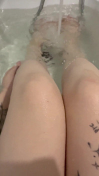 Playing with My Pussy Underwater 4K. Foot Fetish