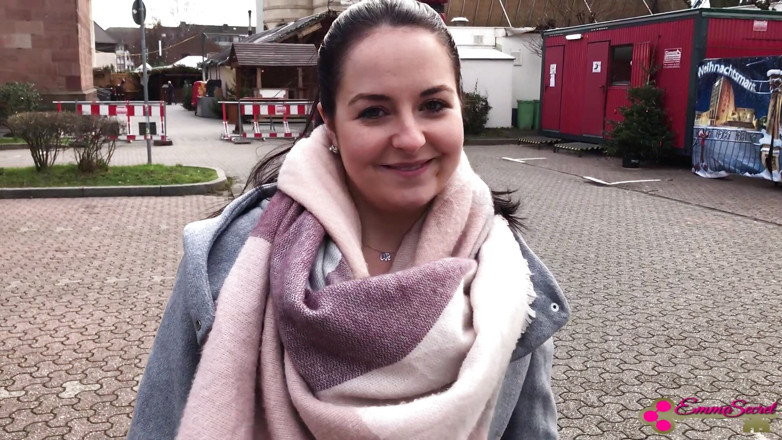 Emma Secret: Christmas market closed! Stranger fucks me bare!