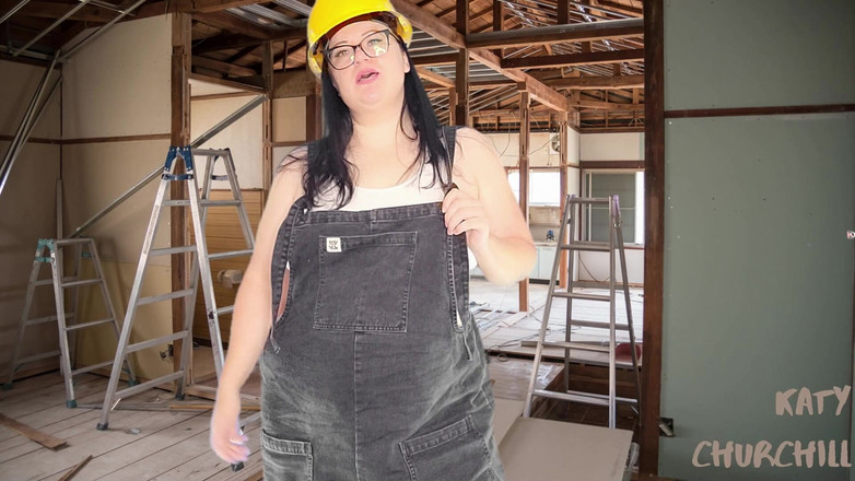 Katy Churchill: Nadržený dodavatel tě vysaje na staveništi