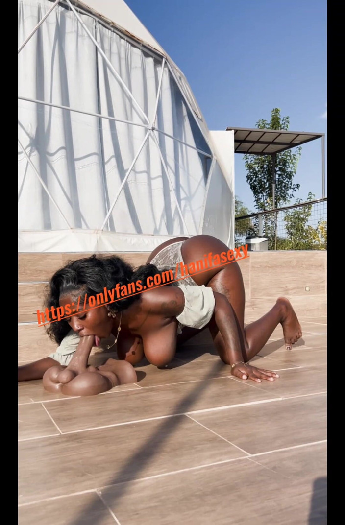 Nasty_hotbabe: 18 Year Old Sucking Big Black Dicks Outdoors in Public...