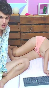 A Young Latina Girl Is Fucked by Her Stepbrother in Her Bedroom