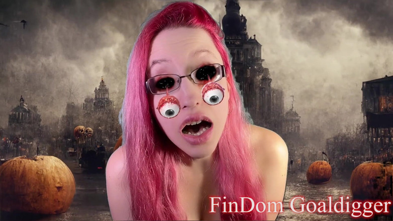 FinDom Goaldigger: Halloween income slave transformation