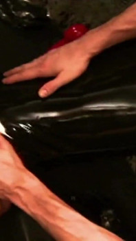 Rubber Orgy with German Amateur Hunks