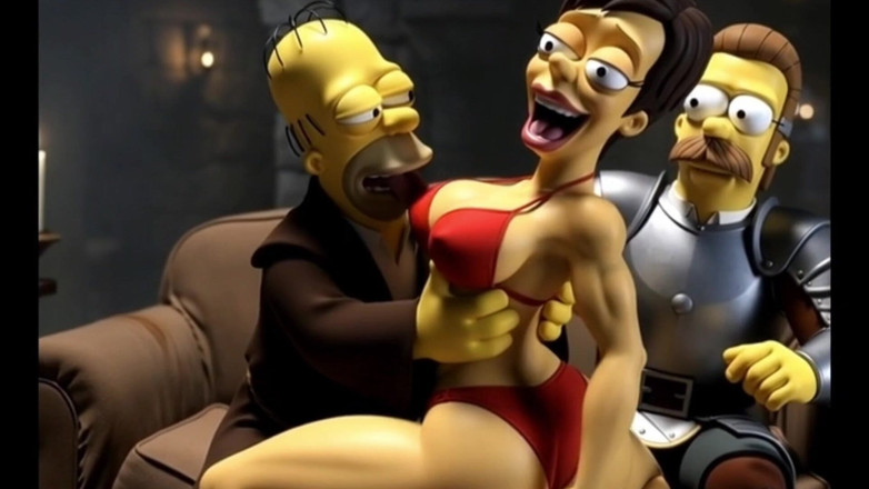 Octopussy Lovers Club: Club Privado De. Exclusiva Parodia De Dibujos Animados De 3D Simpson.