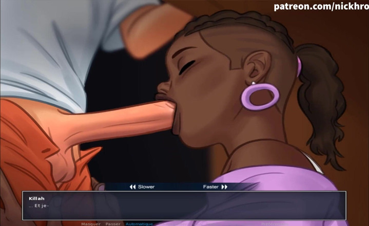 Cartoon Universal: Summertime saga part 48 - huge cock best blowjob ( French sub )