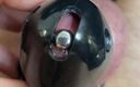 Self spanker: Chastity Cage With Penis Plug Cum Shot Over Camera