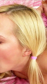 Blonde candid teen Camilla gets fucked in the ass by a big cock