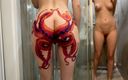Panties Queen: Stepsister Films Herself in Shower on Cam to Show Huge...