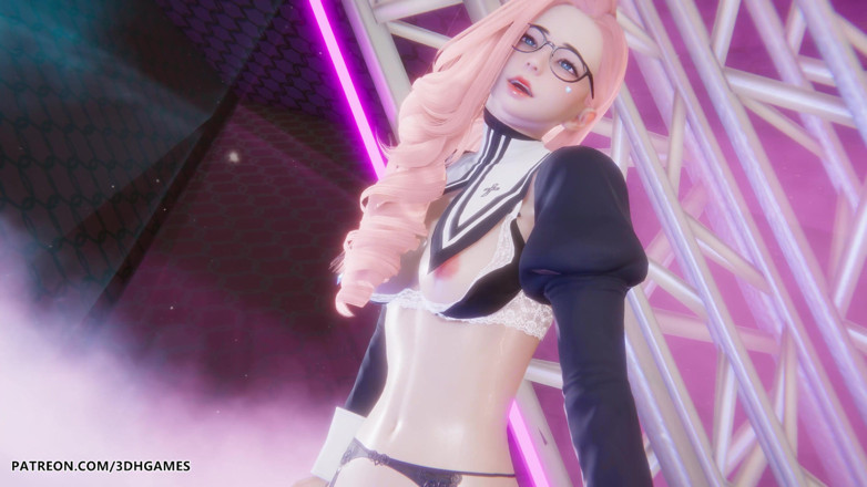 3D-Hentai Games: Me encanta - Seraphine, striptease sexy