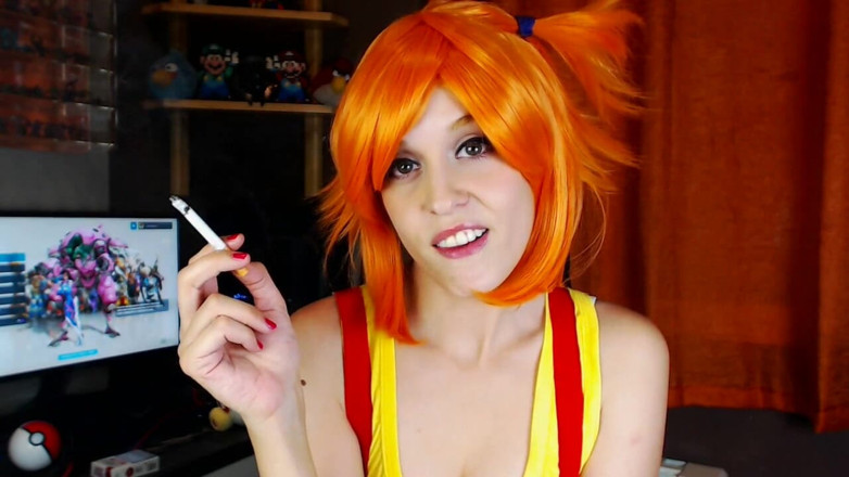 Candystart Videos: Misty Pokemon sexy fumando