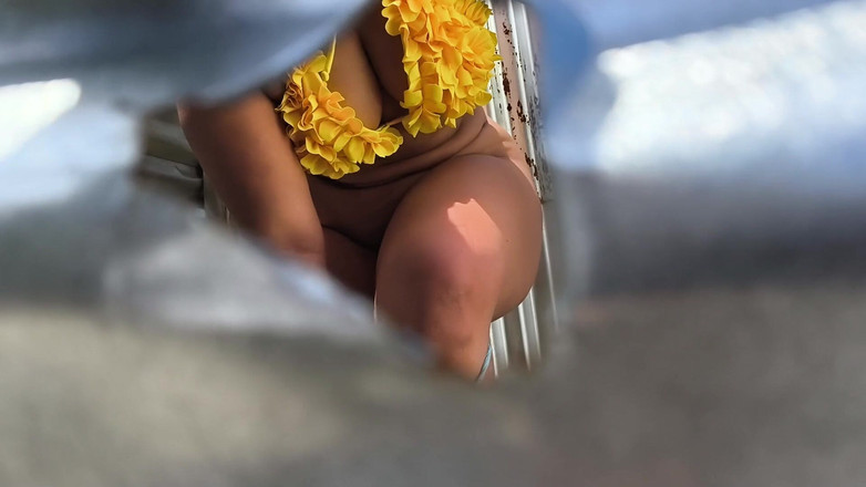 AndreaBellotiStar: Gadis cantik dientot habis-habisan di ruang ganti