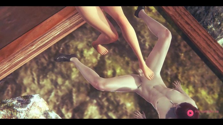 HentaiTubes: Spiderman Hentai - Gwen Footjob a anál