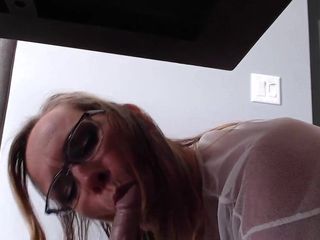 Kimi the MILF stepmom: Under the table action.. I have a real dick sucking...