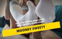 Mooney sweety: Hot girl in knee-high socks. Sockjob - Sock fetish video