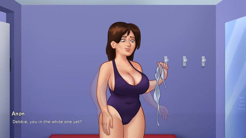XXX Games Bunk: Summertime Saga - Gameplay - Roleplay - Debbie Wears Bikini