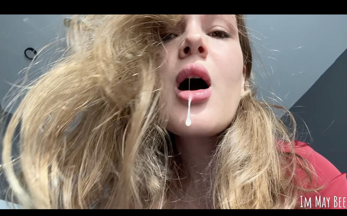 ImMayBee: 私はあなたの顔に唾を吐き、あなたは私のお尻をファックします - 取引?