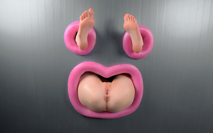 pinkloving: Gloryhole Ass Sticking Out of the Wall: POV Fuck with...